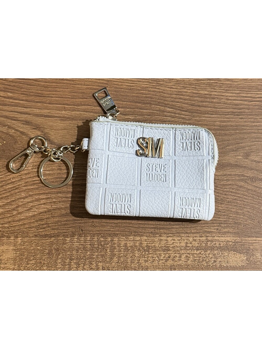 Womens Steve Madden Small Coin Wallet Light Blue